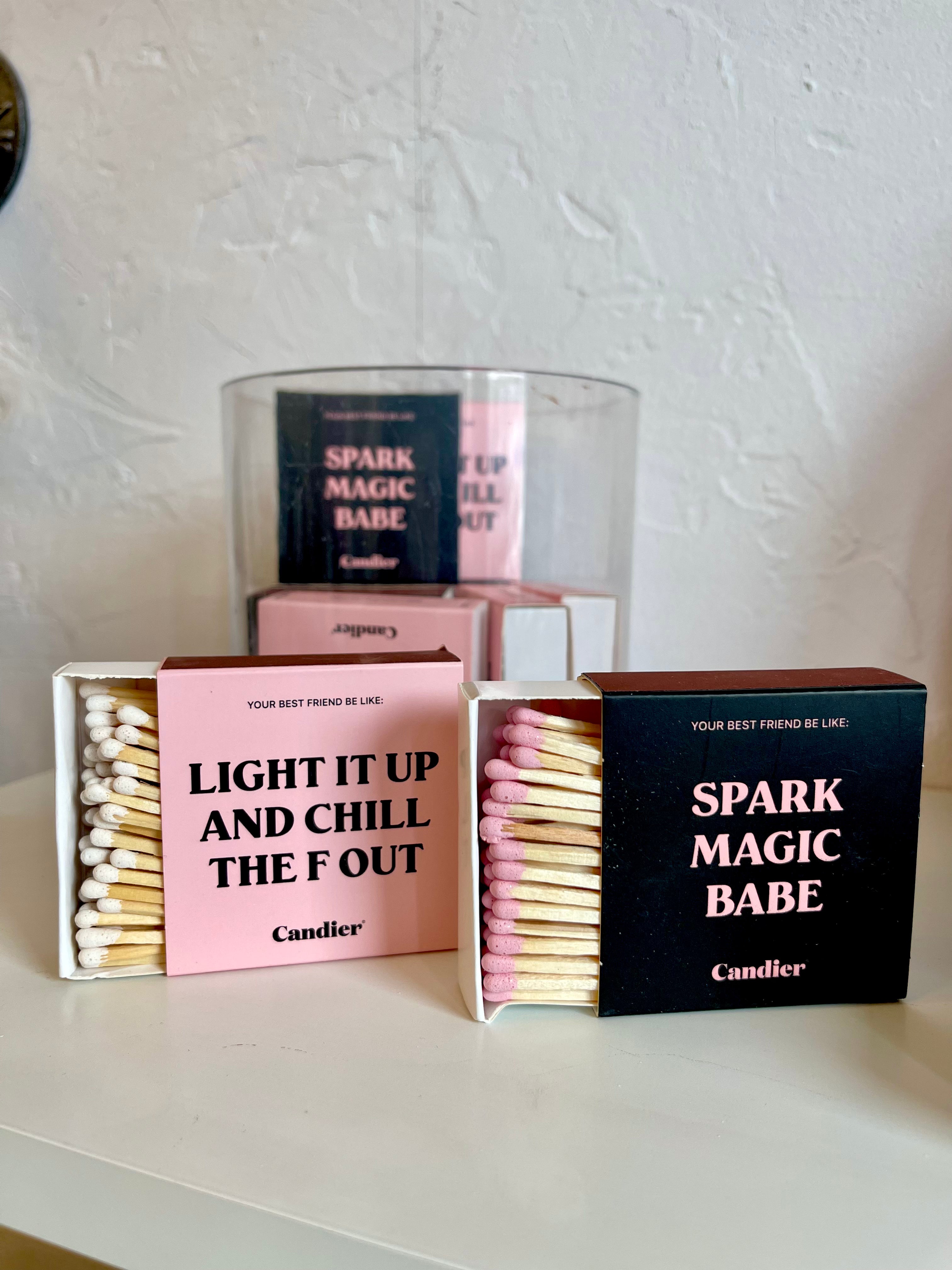 Light it up + spark magic matches