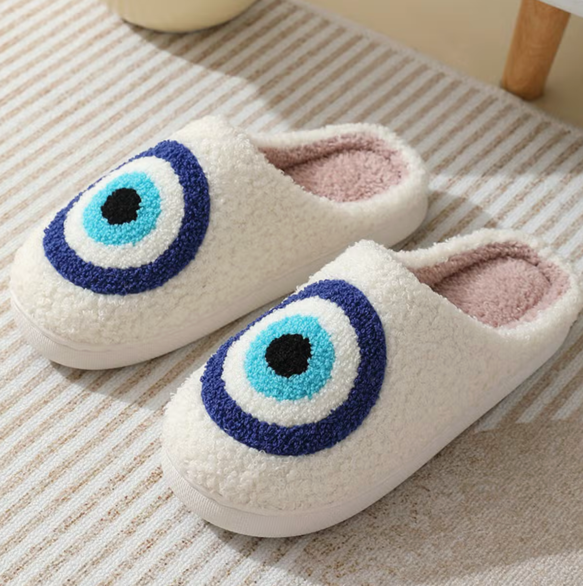 evil eye slippers